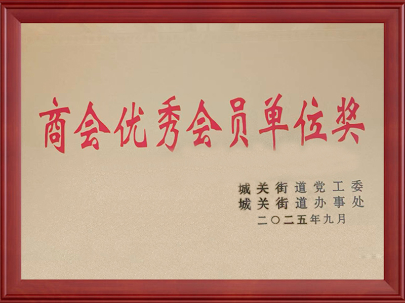 商會(huì)優(yōu)秀會(huì)員單位獎(jiǎng)